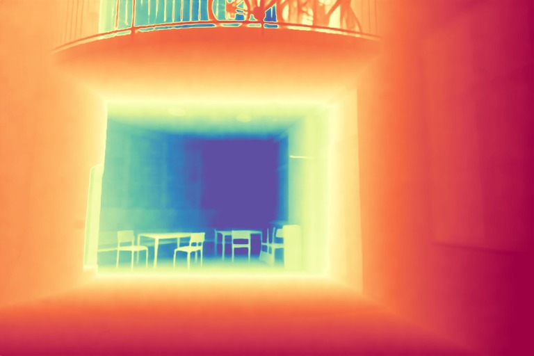 Terrace · Generated depth